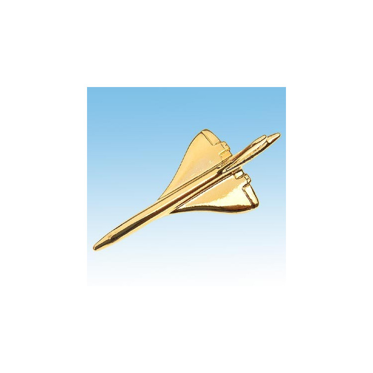 3 PINS CONCORDE DORÉ