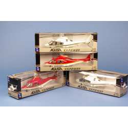 Agusta A.109 – Twin set of 2 couleurs blanc et rouge