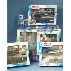 WWII Fighters Chasseurs hélice Kits (display 12pcs)