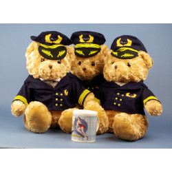 Peluche Teddy Ours Pilote – 40cm