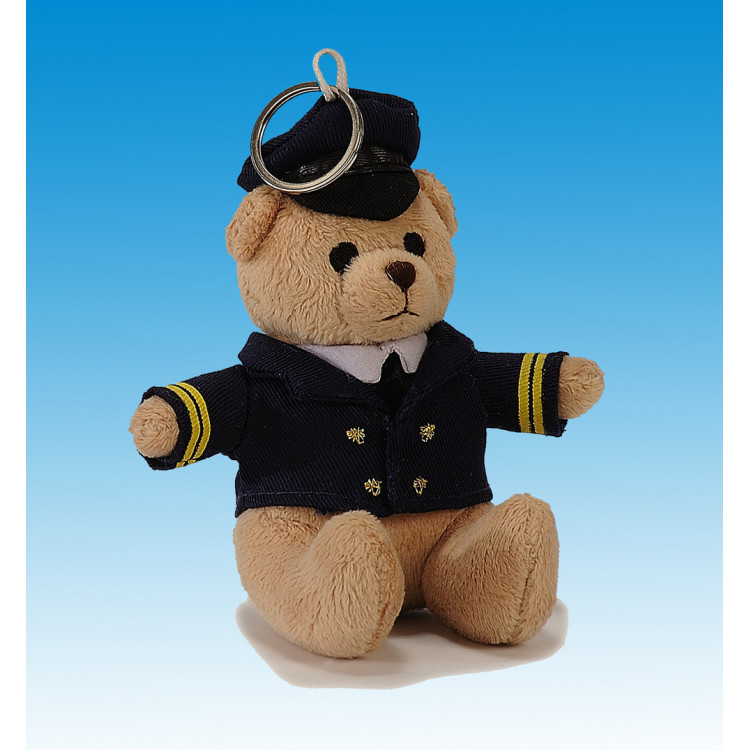 Peluche Ours Pilote -12cm- Teddy Pilot Bear key – set 12pcs