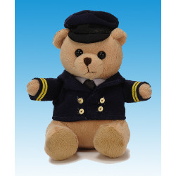Peluche Ours Pilote – 14cm – Teddy Pilot Bear : Set 12pc