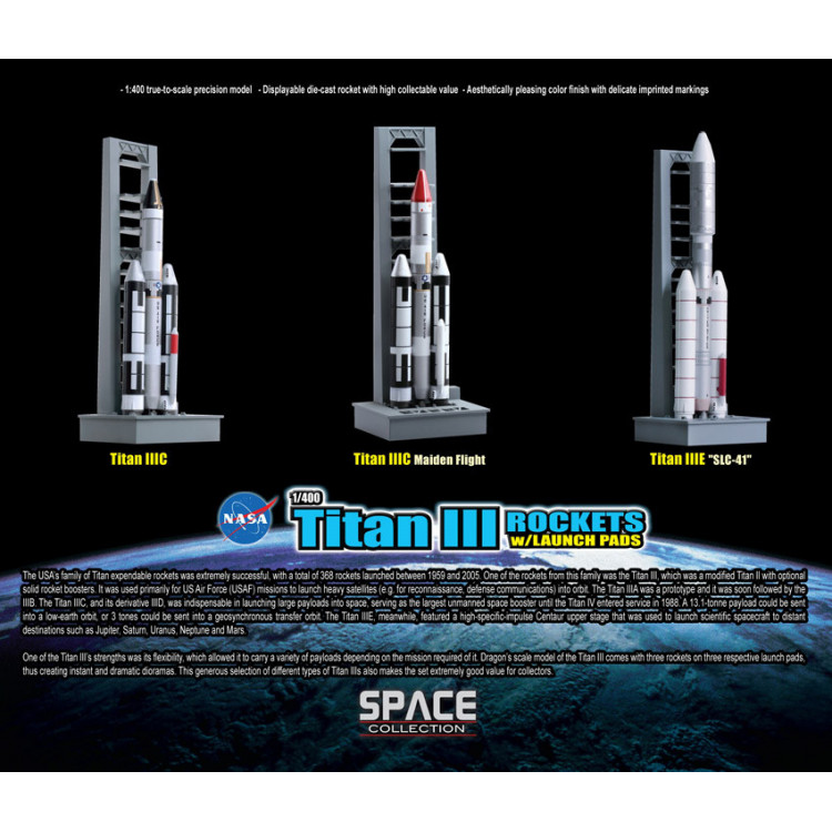 Titan Rockets with Launch Pads