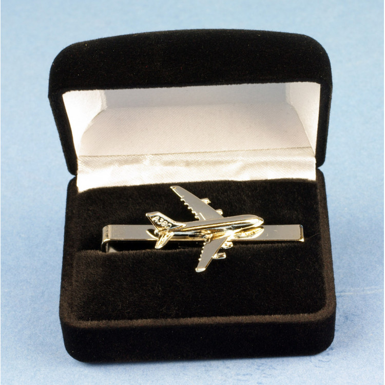 Pince cravate argenté Airbus A380