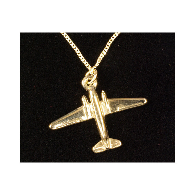 COLLIER DC3 DOUGLAS DORÉ OR FIN