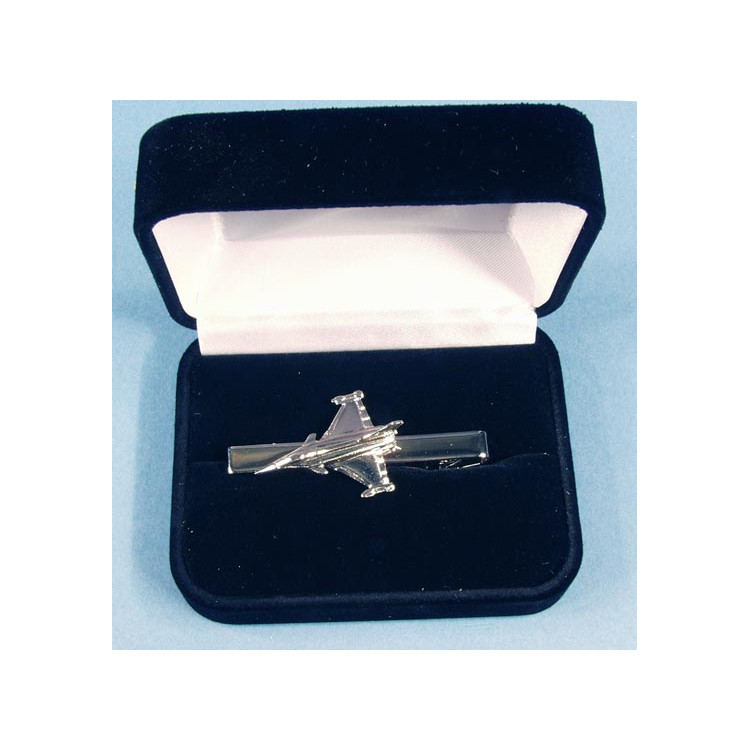 Pince Cravate RAFALE argentée