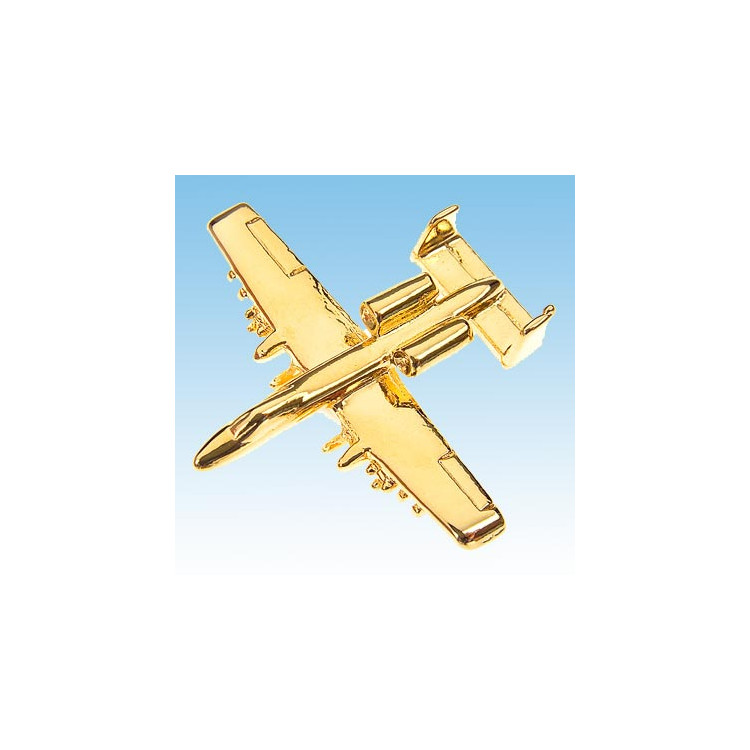 PINS A10 TANKBUSTER DORÉS OR FIN
