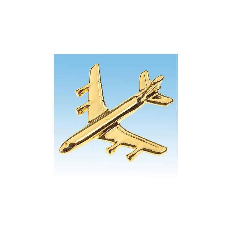 Pin’s Boeing 707  doré or fin