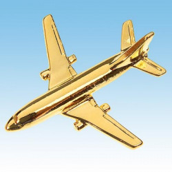 Pin’s Boeing 737  doré or fin