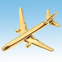Pin’s Boeing 757 doré or fin