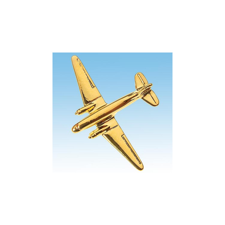 Pin’s DC3 doré or fin