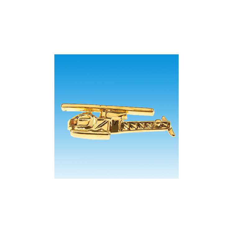 Pin’s Allouette II doré or fin