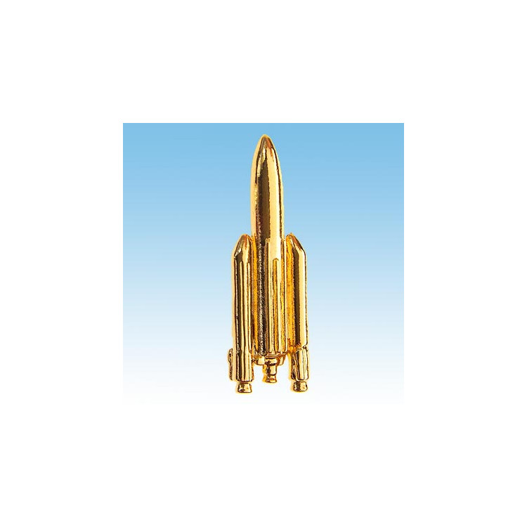 Pin’s ARIANE V doré or fin