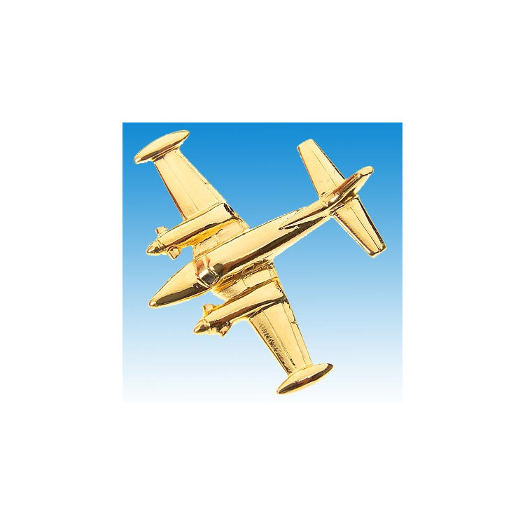 Pin’s Piper Cheyenne doré or fin