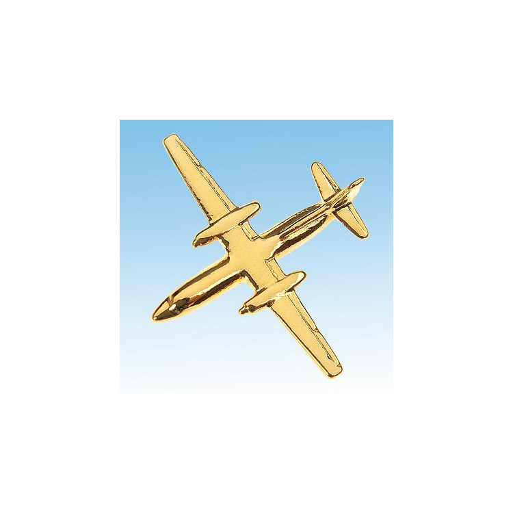 Pin’s Fokker 27/50 doré or fin Port offert en France