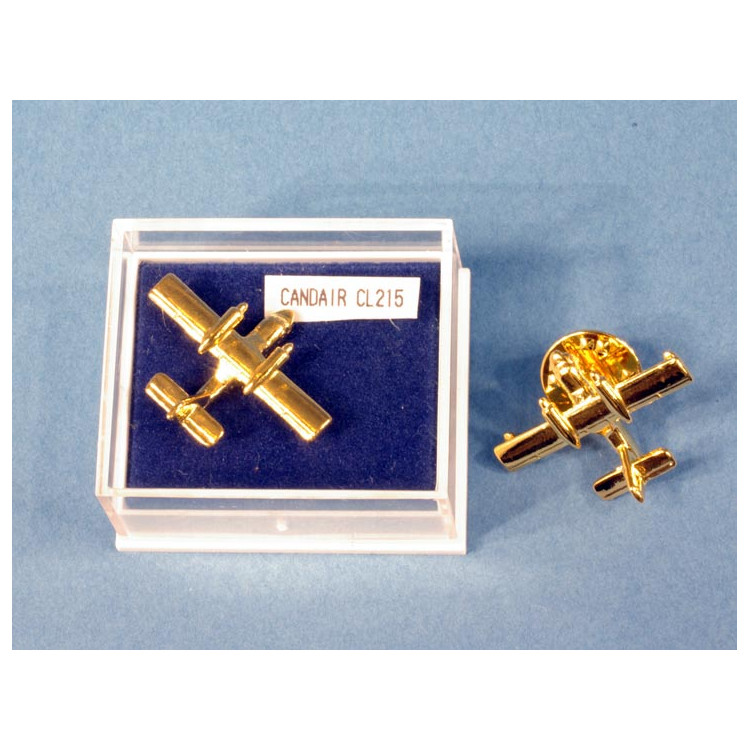 Pin’s CL215 CANADAIR doré or fin