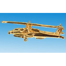 Pin’s APACHE AH64 doré or fin