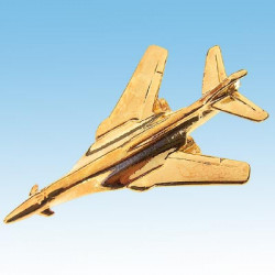 Pin’s  B-1B Rockwell doré or fin