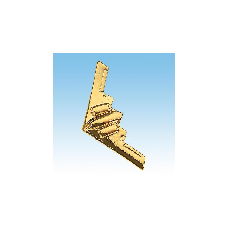 Pin’s B-2 Stealth doré or fin