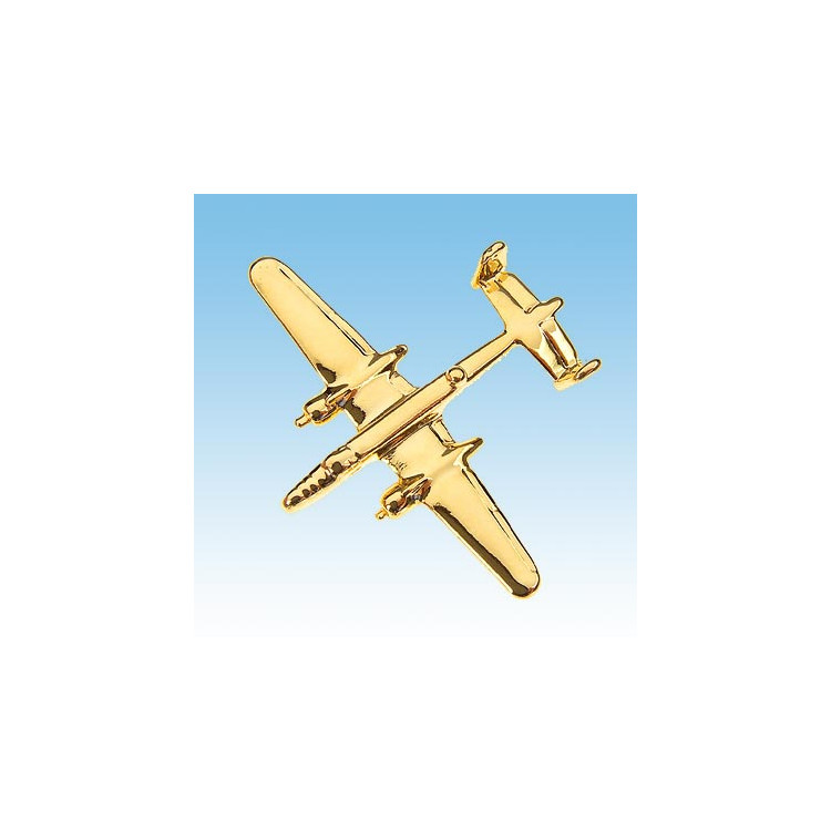 Pin’s B-25 Mitchell doré or fin