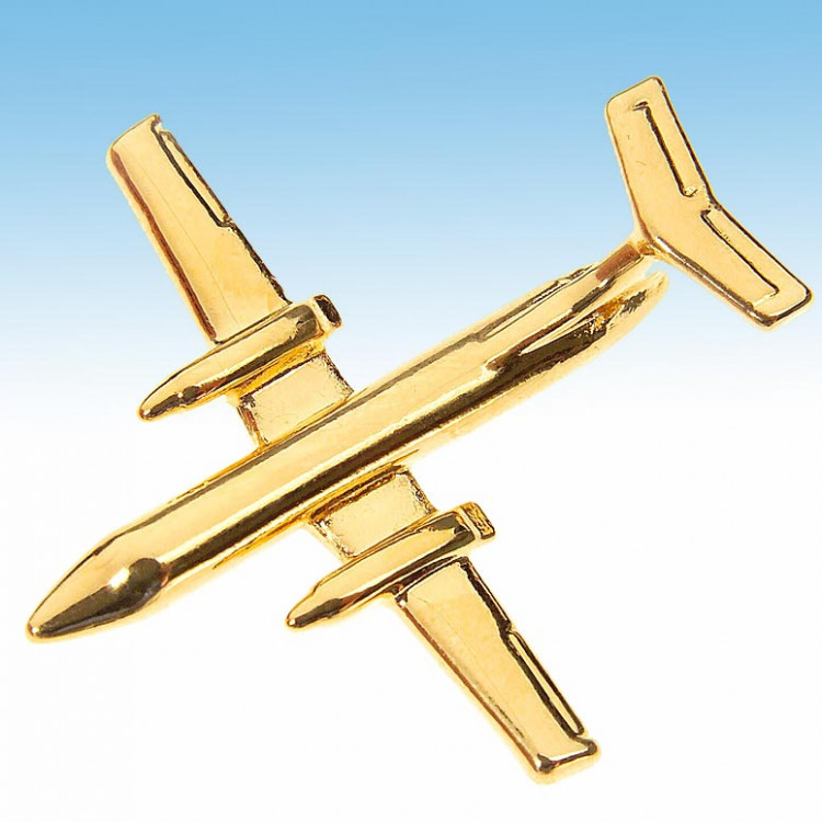 Pin’s Embraer Brasilia doré or fin