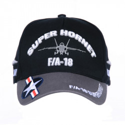 Baseball cap F/A18 Super Hornet US Navy - coton/velcros