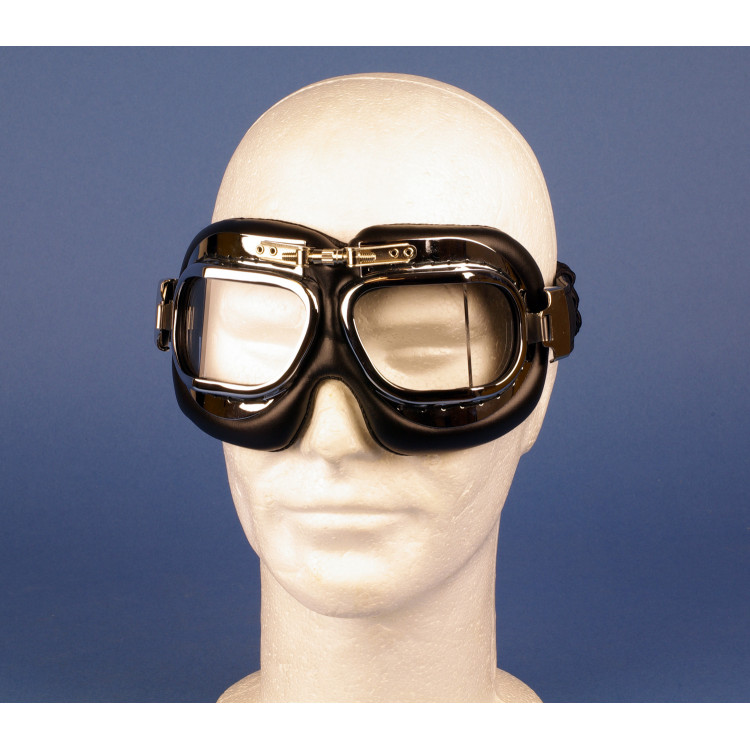 Lunettes Flying goggles RAF métal / chrome - Verre Polyacrylique Port offert en France (10€)