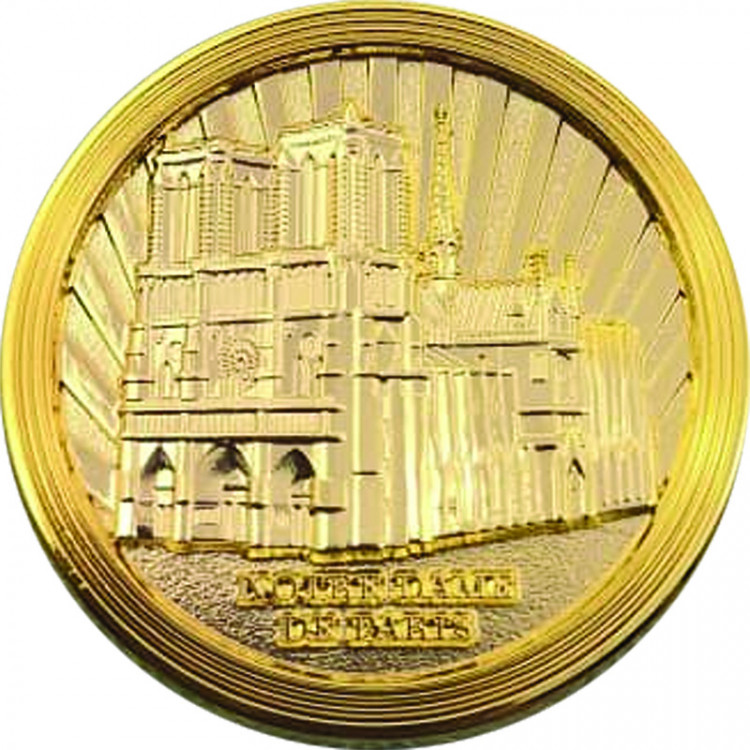 Notre Dame de Paris Médaille porte bonheur