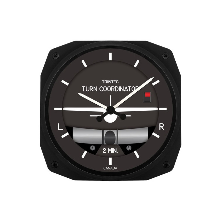 Wall clock Indicateur de Virage & Bille 25X25CM